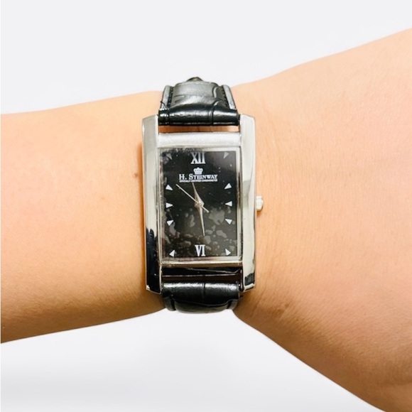 H. Steinway Other - H. Steinway Rectangular Men’s Quartz Watch – Sealed Glass – Tested and working